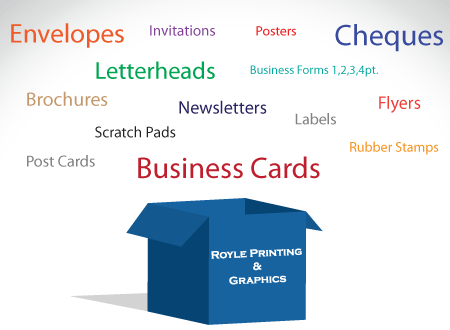 Royle Print Graphics | Ottawa Printing and Graphics | Forms Business Cards | Print Solutions | Royle Printing & Graphics